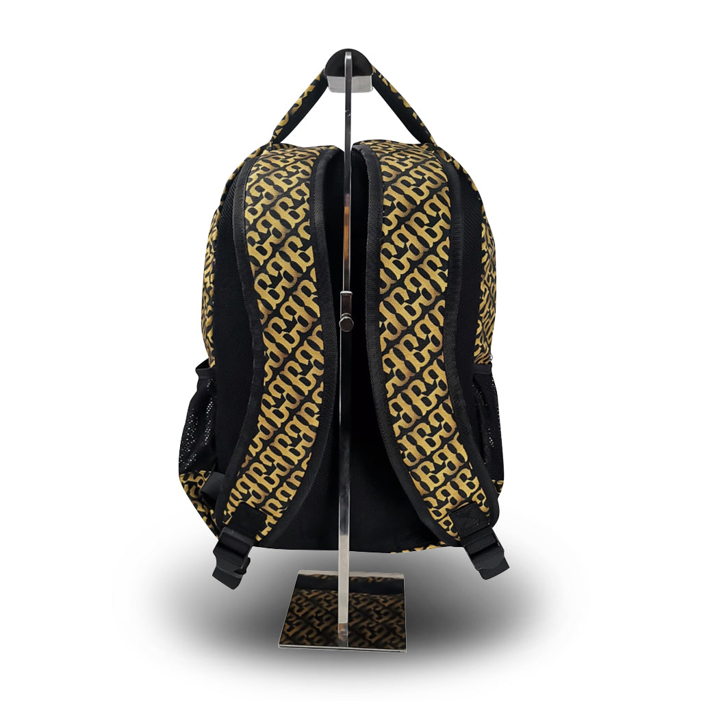 Black & Gold Morocco Barrier Breaker Multi-function Backpack
