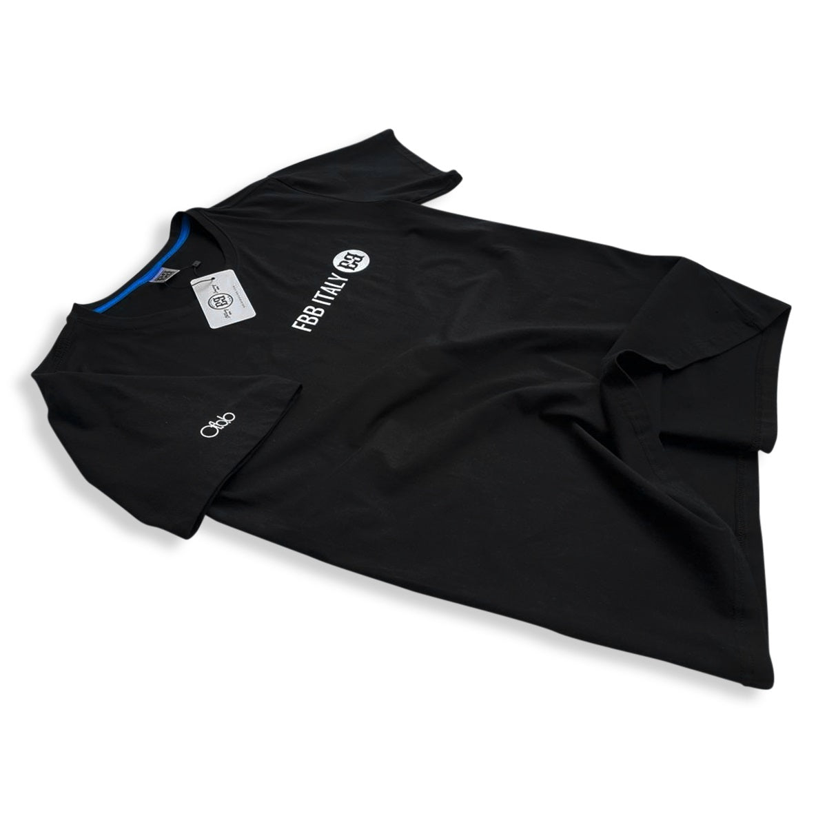 FBB ITALY Black T shirt, 3D Rubber logo