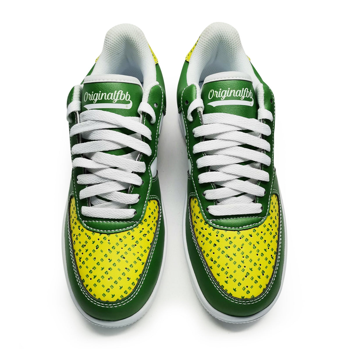 Green & Yellow Lowenzhan Lynx Air One Super Leather Sneaker