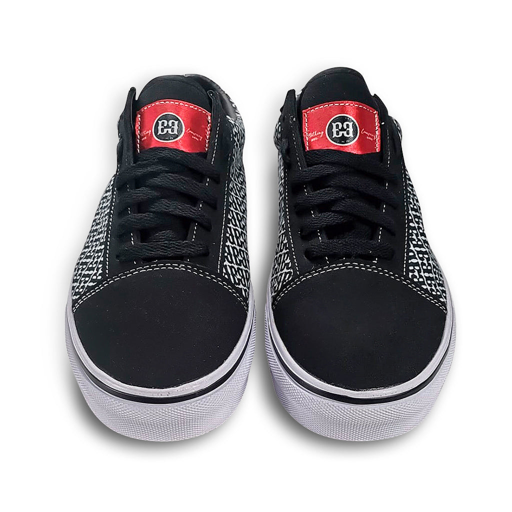 Black & White Barrier Breaker Red Label Rebel "Special Edition" Canvas Sk8ter Sneakers